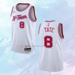 Camiseta Houston Rockets Jae'Sean Tate NO 8 Ciudad 2023-24 Blanco