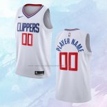 Camiseta Los Angeles Clippers Personalizada Association Blanco 2020-21