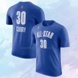 Camiseta Manga Corta All Star 2023 Stephen Curry Azul