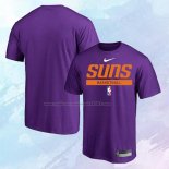 Camiseta Manga Corta Phoenix Suns Practice Performance 2022-23 Violeta