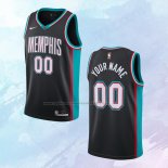 Camiseta Memphis Grizzlies Personalizada Hardwood Classics Negro 2020-21