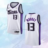 Camiseta Sacramento Kings Keegan Murray NO 13 Association 2023-24 Blanco