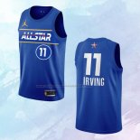 NO 11 Kyrie Irving Camiseta Brooklyn Nets All Star 2021 Azul