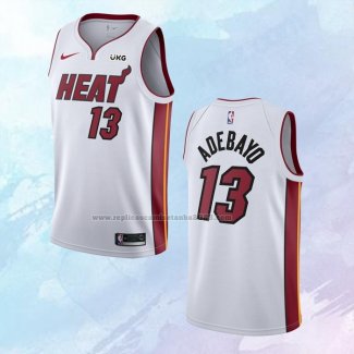 NO 13 Bam Adebayo Camiseta Miami Heat Association Blanco