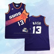 NO 13 Steve Nash Camiseta Phoenix Suns Retro Violeta