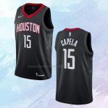 NO 15 Clint Capela Camiseta Houston Rockets Statement Negro