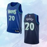 NO 20 Josh Okogie Camiseta Minnesota Timberwolves Ciudad Azul 2021-22