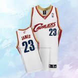 NO 23 LeBron James Camiseta Cleveland Cavaliers Retro Blanco