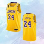 NO 24 Kobe Bryant Camiseta Los Angeles Lakers Icon Amarillo 2018-19