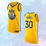 NO 30 Stephen Curry Camiseta Golden State Warriors Statement Autentico Oro 2022