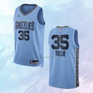 NO 35 Killian Tillie Camiseta Memphis Grizzlies Statement Azul 2022-23