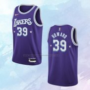 NO 39 Dwight Howard Camiseta Los Angeles Lakers Ciudad Edition Violeta 2021-22