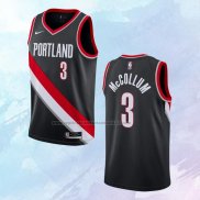NO 3 C.j. McCollum Camiseta Portland Trail Blazers Negro 2020-21