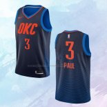 NO 3 Chris Paul Camiseta Oklahoma City Thunder Statement Azul