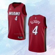 NO 4 Victor Oladipo Camiseta Miami Heat Statement Rojo 2020-21