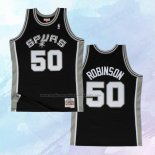 NO 50 David Robinson Camiseta Mitchell & Ness San Antonio Spurs Negro