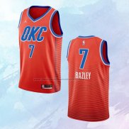 NO 7 Darius Bazley Camiseta Oklahoma City Thunder Statement Naranja 2021