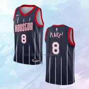 NO 8 Camiseta Houston Rockets Ciudad Negro 2022-23 Jae'sean Tate