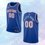 Camiseta New York Knicks Personalizada Statement Azul 2019-20
