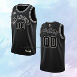 Camiseta San Antonio Spurs Personalizada Classic Negro 2022-23
