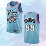 Camiseta Toronto Raptors Personalizada Ciudad Rosa Azul 2020-21