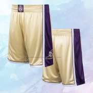 Kobe Bryant Pantalone Los Angeles Lakers Oro