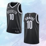 NO 10 Ben Simmons Camiseta Brooklyn Nets Icon Negro 2021-22