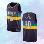 NO 10 Jaxson Hayes Camiseta New Orleans Pelicans Ciudad Violeta 2022-23