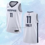 NO 11 Mike Conley Camiseta Memphis Grizzlies Association Blanco