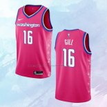 NO 16 Anthony Gill Camiseta Washington Wizards Ciudad Rosa 2022-23