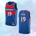 NO 19 Raul Neto Camiseta Washington Wizards Ciudad Azul 2021-22