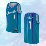 NO 1 LaMelo Ball Camiseta Charlotte Hornets Ciudad Azul 2022-23
