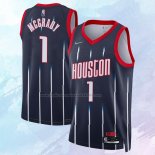 NO 1 Tracy McGrady Camiseta Houston Rockets Ciudad Azul 2021-22