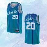 NO 20 Gordon Hayward Camiseta Charlotte Hornets Ciudad Azul 2021-22