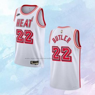 NO 22 Jimmy Butler Camiseta Miami Heat Classic Blanco 2022-23