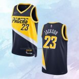 NO 23 Isaiah Jackson Camiseta Indiana Pacers Ciudad Azul 2021-22