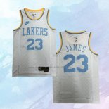 NO 23 LeBron James Camiseta Los Angeles Lakers Classic Blanco 2022-23