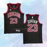 NO 23 Michael Jordan Camiseta Chicago Bulls Statement Negro 2020-21