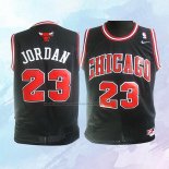 NO 23 Michael Jordan Camiseta Nino Chicago Bulls Negro2