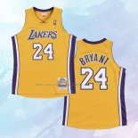 NO 24 Kobe Bryant Camiseta Mitchell & Ness Los Angeles Lakers Amarillo
