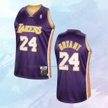 NO 24 Kobe Bryant Camiseta Mitchell & Ness Los Angeles Lakers Segunda Violeta