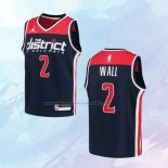 NO 2 John Wall Camiseta Nino Washington Wizards Association Azul 2020-21
