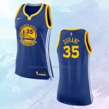 NO 30 Kevin Durant Camiseta Mujer Golden State Warriors Icon Azul 2017-18