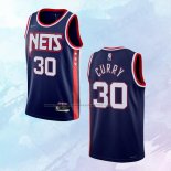 NO 30 Seth Curry Camiseta Brooklyn Nets Ciudad Azul 2021-22