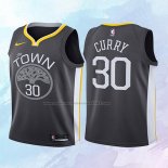 NO 30 Stephen Curry Camiseta Nino Golden State Warriors Statement Gris 2017-18