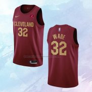 NO 32 Dean Wade Camiseta Cleveland Cavaliers Icon Rojo 2022-23