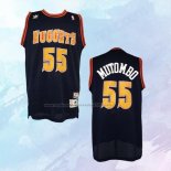 NO 55 Dikembe Mutombo Camiseta Denver Nuggets Retro Negro2