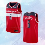 NO 6 Montrezl Harrell Camiseta Washington Wizards Icon Rojo 2020-21