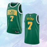 NO 7 Jaylen Brown Camiseta Boston Celtics Earned Verde 2018-19
