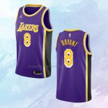 NO 8 Kobe Bryant Camiseta Los Angeles Lakers Statement Violeta 2021-22